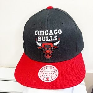 NBA Chicago Bulls Mitchell and Ness Structured Fitted Cap M&N NWT